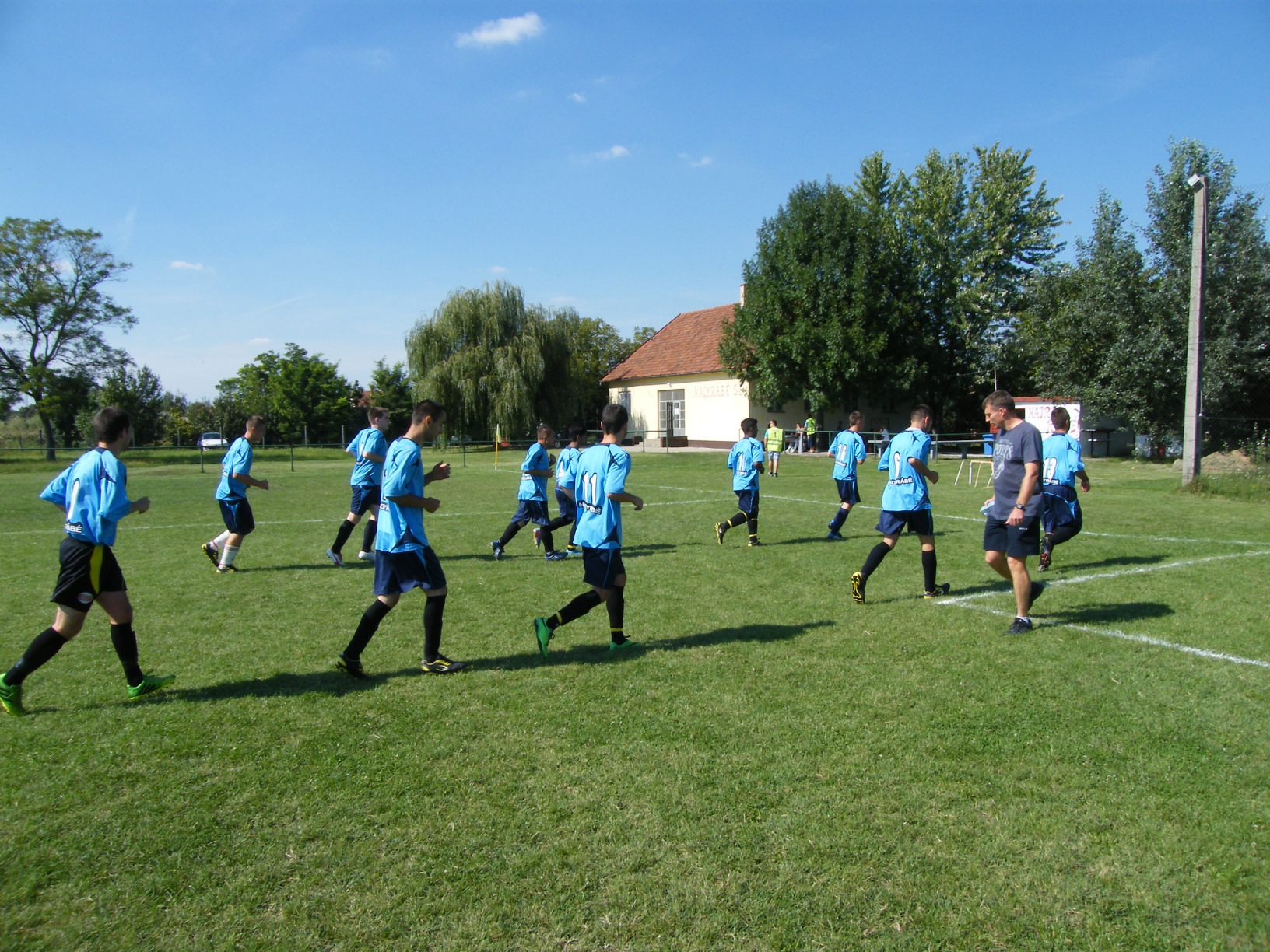 Melegít az U21 csapat (1)
